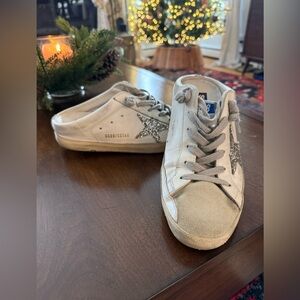GOLDEN GOOSE Super-Star Sabot Sneakers size 40 - excellent!